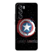 Чехол с Щитом Капитана Америки на OPPO Reno 12 – Щит Капитана