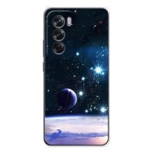 Чохол (ТПУ) з планетами на OPPO Reno 12 – Космічний вид