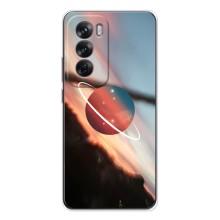 Чохол (ТПУ) з планетами на OPPO Reno 12 – Сатурн