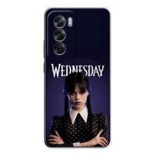 Чехлы Венсдей на OPPO Reno 12 Уэнсдей (AlphaPrint) (Wednesday)