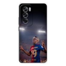 Чехол с футболистом Ламин Ямаль OPPO Reno 12 – Ямаль на стадионе
