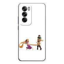 Чехол Рапунцель для OPPO Reno 12 – Рапунцель и Флин