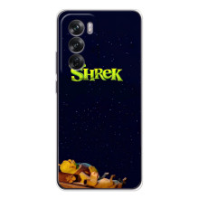 Чехол с мультфильмом Шрек на OPPO Reno 12 – Шрек лого