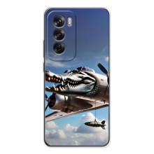 Чехол с мемом Тралалело тралала на OPPO Reno 12 (Бомбардиро крокодило)