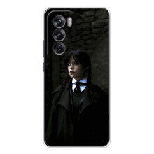 Чехол с дизайном Венздей 2 на OPPO Reno 12 – Уэнсдей в костюме