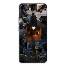 Чехол как приручить дракона на OPPO Reno 12 – Дракон коллаж