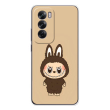 Чохол з Лабубу на OPPO Reno 12 (Коричневий Лабубу)