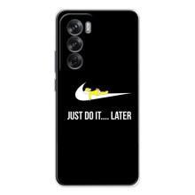 Чохол з логтипом Найк на OPPO Reno 12 – Nike just do it