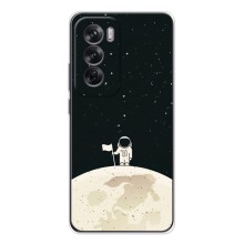 Космические Чехлы для Оппо Рено 12 (VPrint) (На луне)