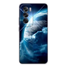 Космические Чехлы для Оппо Рено 12 (VPrint) (Земля с космоса)