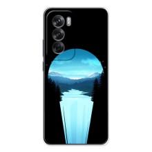 Летний Чехол на OPPO Reno 12 – Синий Водопад
