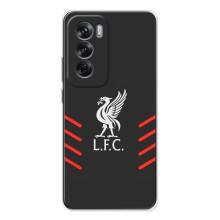 Силиконовые Чехлы принт Футбол на OPPO Reno 12 – Эмблема Liverpool