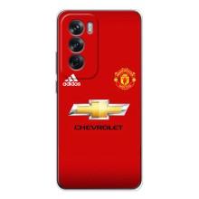 Силиконовые Чехлы принт Футбол на OPPO Reno 12 – Man United