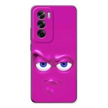 Чохли (ТПУ) (смішні стікери) для OPPO Reno 12 – Хитра мордочка