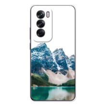 Силиконовый чехол с КАРТИНКАМИ лето для OPPO Reno 12 (AlphaPrint) (Гори)