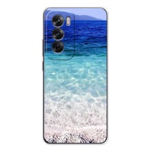 Силиконовый чехол с КАРТИНКАМИ лето для OPPO Reno 12 (AlphaPrint) (Море)