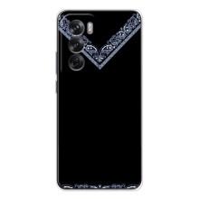Силиконовый Чехол на OPPO Reno 12 – Воротник вышиванки