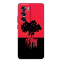 Украинские Чехлы для OPPO Reno 12 с картинкой УПА (AlphaPrint) (Патриот)