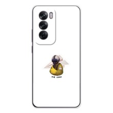 Защитные чехлы (Призрак Киева) для OPPO Reno 12 (AlphaPrint) (Мой Краш)