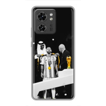 Чехлы для OPPO Reno 13 5G (Leo чемпион) (AlphaPrint) (Месси в накидке)