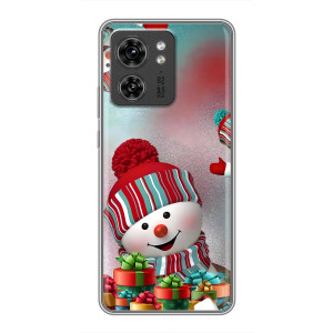 Чохли на Новий Рік OPPO Reno 13 5G (Сніговик в шапці)