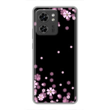 Чехол для ОППО Рено 13 5G - с принтом (Дизайнерские) (AlphaPrint) (Цветочки маленькие)