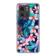 Чехол для ОППО Рено 13 5G - с принтом (Дизайнерские) (AlphaPrint) (Красочные цветы)