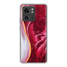 Чехол для ОППО Рено 13 5G - с принтом (Дизайнерские) (AlphaPrint) (Мрамор красный)