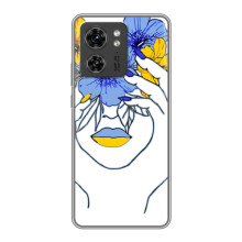 Чохол на OPPO Reno 13 5G (Український дизайн) – Українка на всю голову