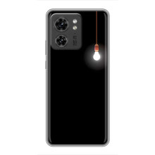 Чохол з картинками на чорному фоні для OPPO Reno 13 5G – Лампочка