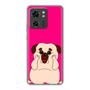 Чохол (ТПУ) Милі песики для OPPO Reno 13 5G (Веселий Мопсік)