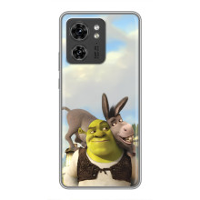 Чехол с мультфильмом Шрек на OPPO Reno 13 5G – Шрек и осел