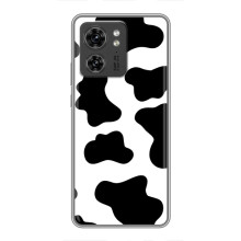 Чехол с принтом коровы на ОППО Рено 13 5G (Черный принт)