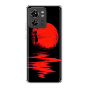 Летний Чехол на OPPO Reno 13 5G – Красный Закат