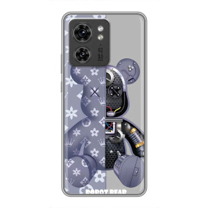 Силиконовый чехол для OPPO Reno 13 5G (Медведь Louis Vuitton)