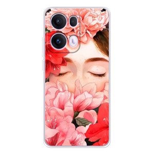 Чехлы (ART) Цветы на OPPO Reno 13 Pro 5G (VPrint)