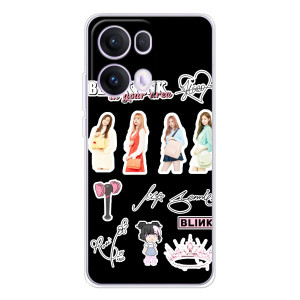 Чехлы с картинкой для OPPO Reno 13 Pro 5G – Арт блэкпинг