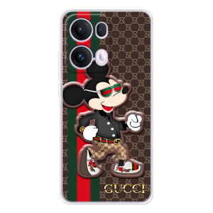 Чехлы Бренд GUCCI для OPPO Reno 13 Pro 5G – Маус Гуччи