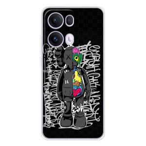 Чехлы для OPPO Reno 13 Pro 5G - Bearbrick Louis Vuitton (PREMIUMPrint)