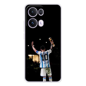 Чехлы Лео Месси Аргентина для OPPO Reno 13 Pro 5G (Лео Чемпион)