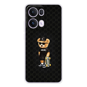 Чехлы Мишка Тедди для ОППО Рено 13 Про 5G – GUCCI Teddy