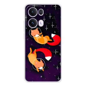 Чехлы с картинкой Лисички для OPPO Reno 13 Pro 5G (VPrint)