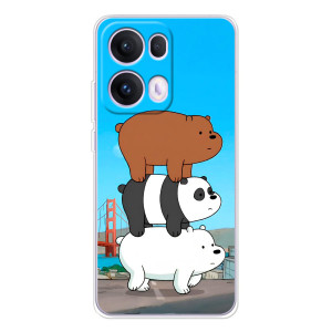 Чехлы с Пандами на OPPO Reno 13 Pro 5G – Друзья