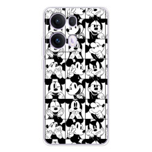 Чохли з принтом Міккі Маус на OPPO Reno 13 Pro 5G (Колаж Микки Маус)