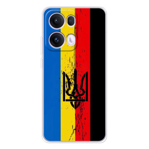 Чехлы УПА (Красно-Чёрный) на OPPO Reno 13 Pro 5G – Флаг УПА