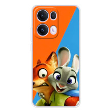 Чохли ЗООТРОПОЛІС для OPPO Reno 13 Pro 5G (Нік і Хопс)