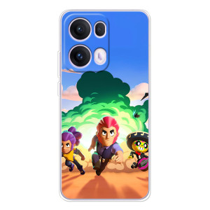 Чехол для OPPO Reno 13 Pro 5G Бравл Старс (VPrint)