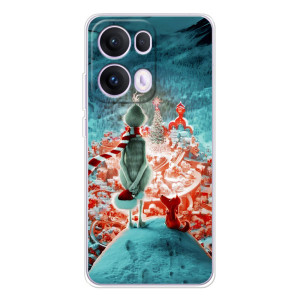 Чехол ГРИНЧ для ОППО Рено 13 Про 5G (Новогодний Гринч)