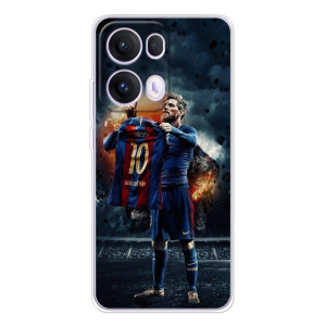 Чехол Месси футболист для OPPO Reno 13 Pro 5G – Месси с футболкой