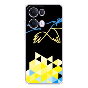 Чохол на OPPO Reno 13 Pro 5G (Український дизайн) (Мир для Укрїни)